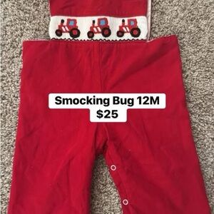 Red Kids One Piece Bodysuit